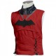 Red Hood Jacket Mens Arkham Jason Todd Bat Logo Costume Biker Leather Jacket Red Hood Jacket Mens Arkham Jason Todd Bat Logo Costume Biker Leather Jacket