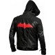 Red Hood Jason Todd Batman Arkham Knight Black Costume Red Logo Vest And Jacket