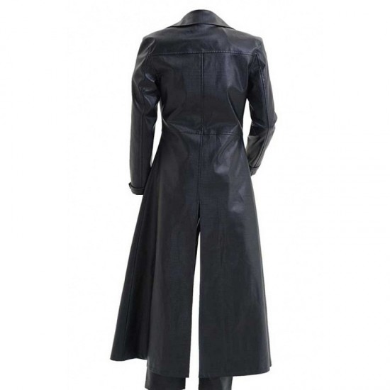Resident Evil 5 Albert Wesker Leather Cosplay Coat Costume Resident Evil 5 Albert Wesker Leather Cosplay Coat Costume