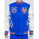 Retro Classic NY Mets Royal Blue Wool Varsity Jacket Retro Classic NY Mets Royal Blue Wool Varsity Jacket