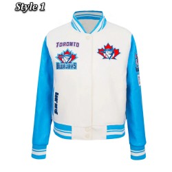 Retro Classic Rib Toronto Blue Jays Varsity Jacket