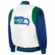 Retro The All-American Seattle Seahawks White/Royal Jacket