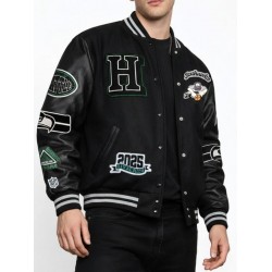 Rivalries Hometeam Seattle Seahawks Lil Jon Letterman Jacket