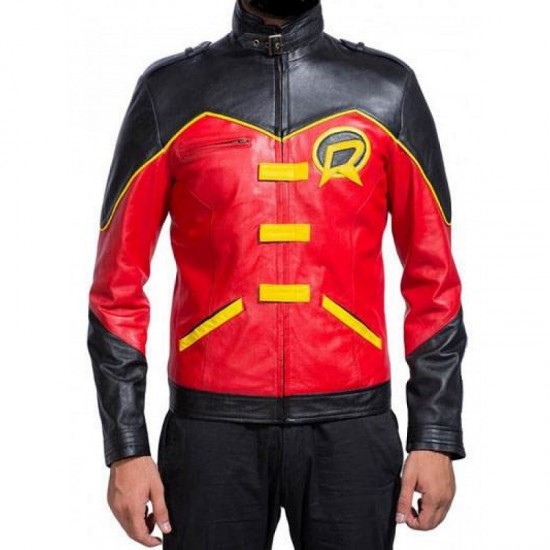 Robin Tim Drake Cosplay Leather Jacket Robin Tim Drake Cosplay Leather Jacket