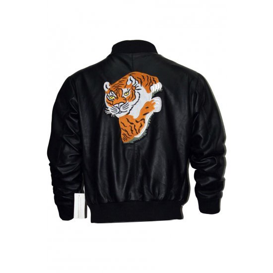Rocky Tiger Balboa Black Leather Jacket Rocky Tiger Balboa Black Leather Jacket