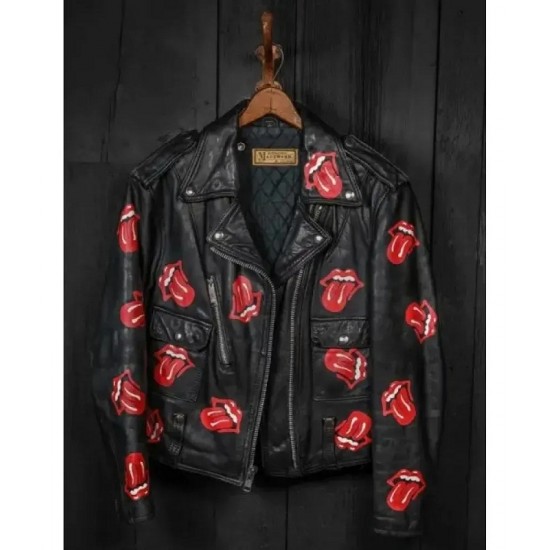 Rolling Stones Fraser Wilson Leather Jacket Rolling Stones Fraser Wilson Leather Jacket