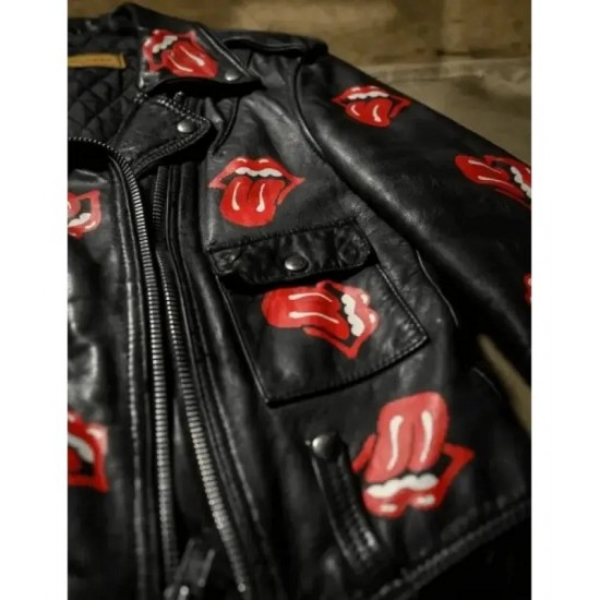 Rolling Stones Fraser Wilson Leather Jacket Rolling Stones Fraser Wilson Leather Jacket