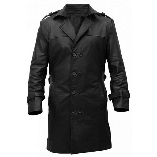 Rorschach Watchmen Leather Costume Trench Coat Rorschach Watchmen Leather Costume Trench Coat
