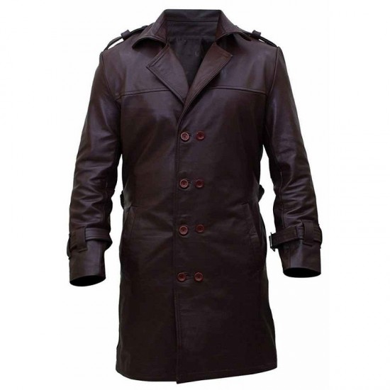 Rorschach Watchmen Leather Costume Trench Coat Rorschach Watchmen Leather Costume Trench Coat