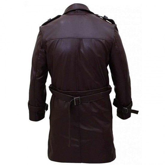 Rorschach Watchmen Leather Costume Trench Coat Rorschach Watchmen Leather Costume Trench Coat