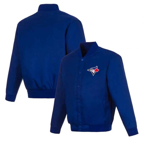 Royal Toronto Blue Jays Poly-Twill Jacket