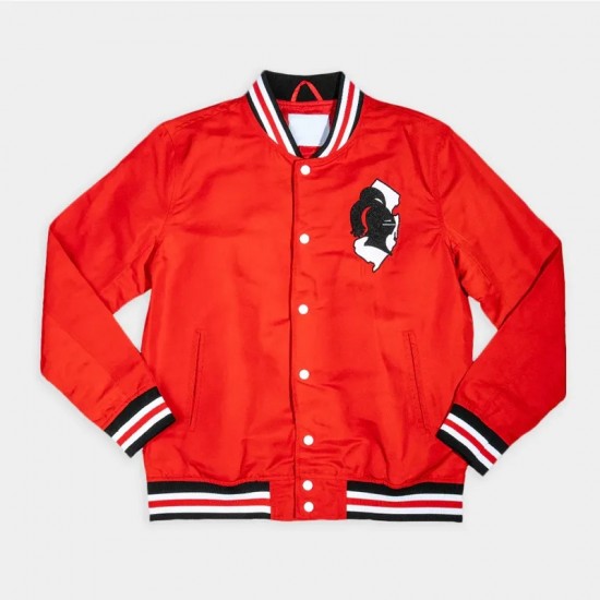 Rutgers Scarlet Knights Retro Logo Bomber Jacket