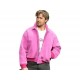 Ryan Gosling Pink Bomber Wool Jacket Ryan Gosling Pink Bomber Wool Jacket