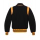 Sailor Collar Black and Orange Wool Jacket Sailor Collar Black and Orange Wool Jacket