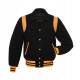Sailor Collar Black and Orange Wool Jacket Sailor Collar Black and Orange Wool Jacket