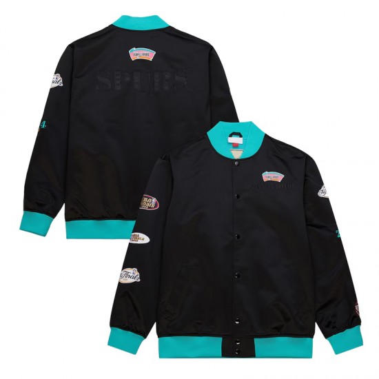 San Antonio Spurs OG 3.0 Black Satin Jacket San Antonio Spurs OG 3.0 Black Satin Jacket