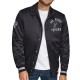 San Antonio Spurs Stitch Applique Black Satin Jacket San Antonio Spurs Stitch Applique Black Satin Jacket