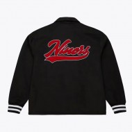 San Francisco 49ers Oversweep Black Varsity Wool Jacket