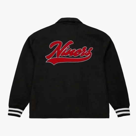 San Francisco 49ers Oversweep Black Varsity Wool Jacket San Francisco 49ers Oversweep Black Varsity Wool Jacket
