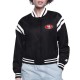 San Francisco 49ers Printed Logo Varsity Satin Jacket San Francisco 49ers Printed Logo Varsity Satin Jacket