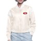 San Francisco 49ers Printed Logo Varsity Satin Jacket San Francisco 49ers Printed Logo Varsity Satin Jacket