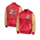 San Francisco 49ers Satin Red & Gold Jacket San Francisco 49ers Satin Red & Gold Jacket