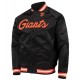 San Francisco Giants Black Satin Full-Snap Jacket San Francisco Giants Black Satin Full-Snap Jacket