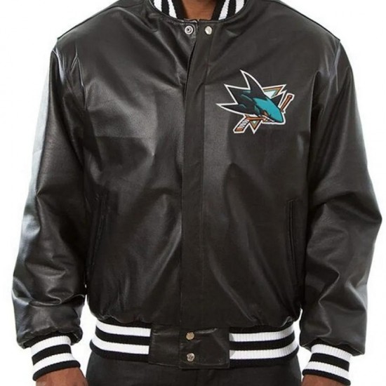 San Jose Sharks Leather Jacket San Jose Sharks Leather Jacket