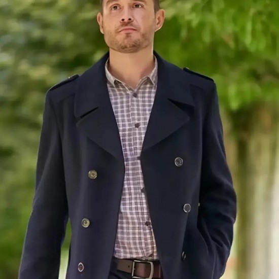 Scottish Love Scheme Jordan Young Black Peacoat