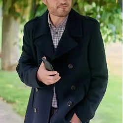 Scottish Love Scheme Jordan Young Black Peacoat