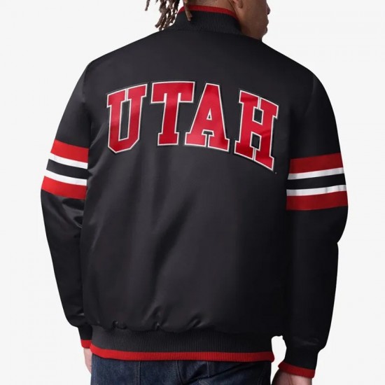 Scout I Utah Utes Black Jacket Scout I Utah Utes Black Jacket