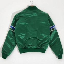 Seattle Seahawks 1990’s Green Satin Jacket