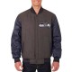 Seattle Seahawks Charcoal Navy Varsity Jacket