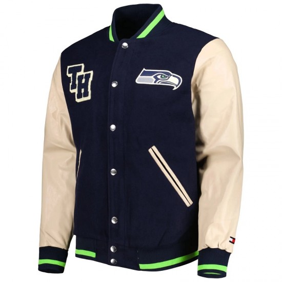Seattle Seahawks Full-Zip Varsity Jacket