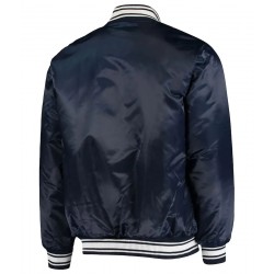 Seattle Seahawks Locker Room Navy Blue Bomber Jacket