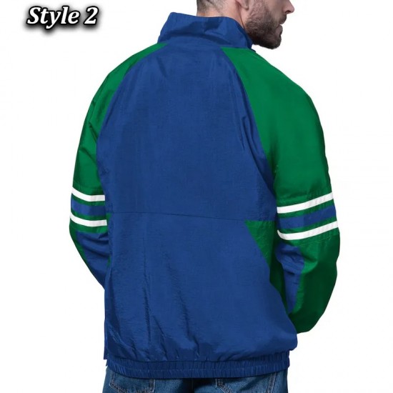 Seattle Seahawks Prospect Half-Zip Pullover Jacket