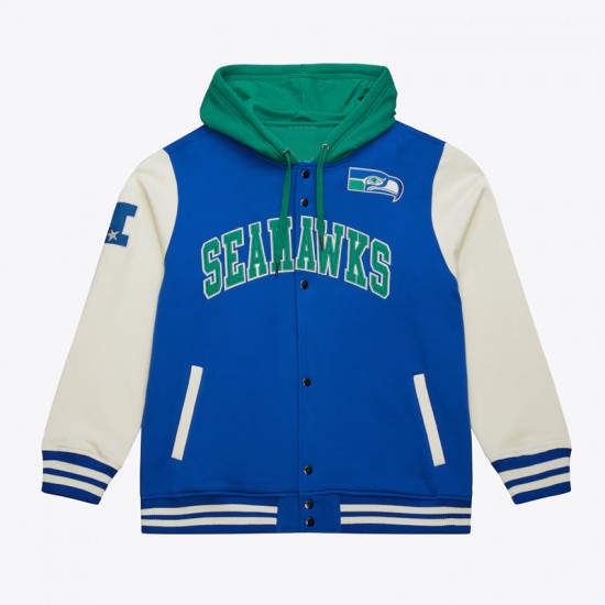 Seattle Seahawks Sideline Varsity Fleece Jacket Seattle Seahawks Sideline Varsity Fleece Jacket