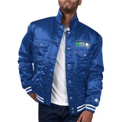 Seattle Seahawks Silver Tab Trucker Jacket