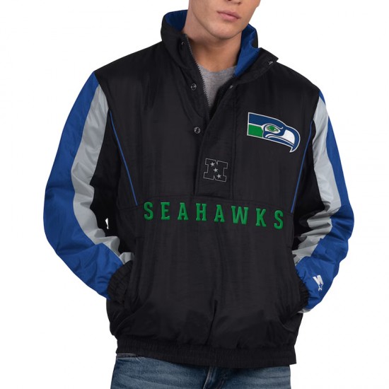 Seattle Seahawks Thursday Night Gridiron Half-Zip Jacket Seattle Seahawks Thursday Night Gridiron Half-Zip Jacket