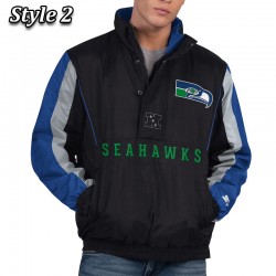 Seattle Seahawks Thursday Night Gridiron Half-Zip Jacket