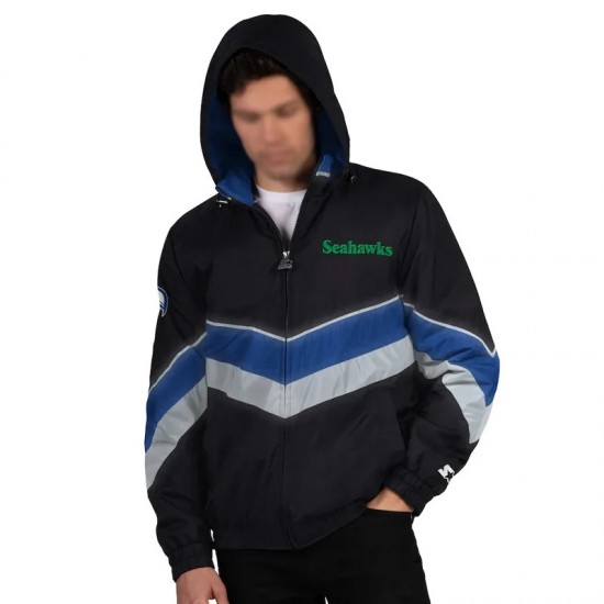 Seattle Seahawks Thursday Night Gridiron Vintage Logo Full-Zip Hoodie