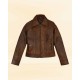 Selena Gomez Brown Leather Jacket Selena Gomez Brown Leather Jacket