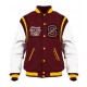 Shaw University Maroon Varsity Jacket Shaw University Maroon Varsity Jacket