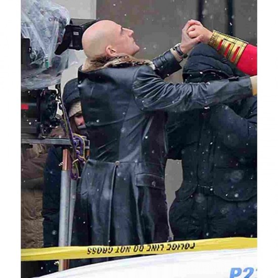 Shazam Dr Thaddeus Sivana Leather Coat Shazam Dr Thaddeus Sivana Leather Coat