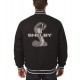 Shelby Wool Black Varsity Jacket Shelby Wool Black Varsity Jacket