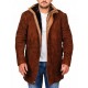 Sheriff Walt Robert Taylor Real Suede Leather Coat Sheriff Walt Robert Taylor Real Suede Leather Coat