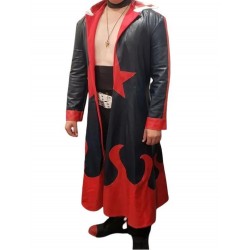 Simon Gurren Lagann Tengen Toppa Cosplay Leather Trench Coat