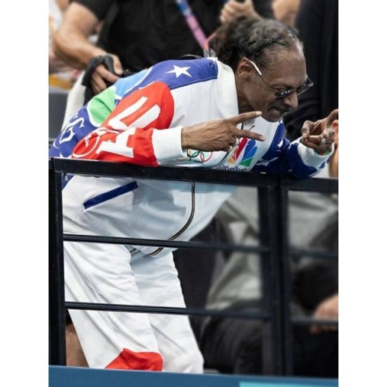 Snoop Dogg Olympic Games Paris Team USA Tracksuit Snoop Dogg Olympic Games Paris Team USA Tracksuit