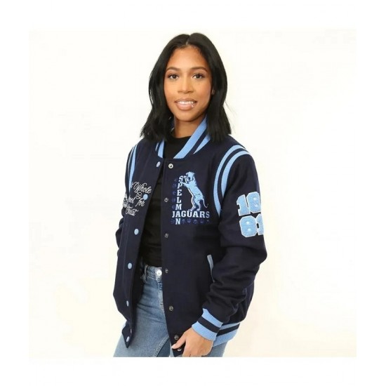 Spelman A&M University Navy Blue Varsity Jacket Spelman A&M University Navy Blue Varsity Jacket