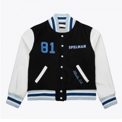 Spelman College Jaguars Homecoming Black Varsity Jacket